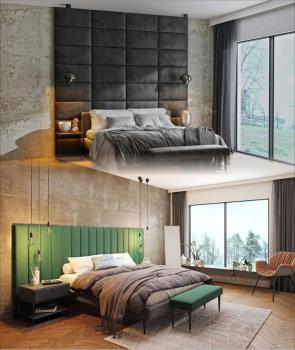 Wandpolster Wandkissen Neu Designen - Gestalten - ( Sonderanfertigung )  Restaurants, Kinderzimmer, Wohnzimmer, Office, Schlaffzimmer